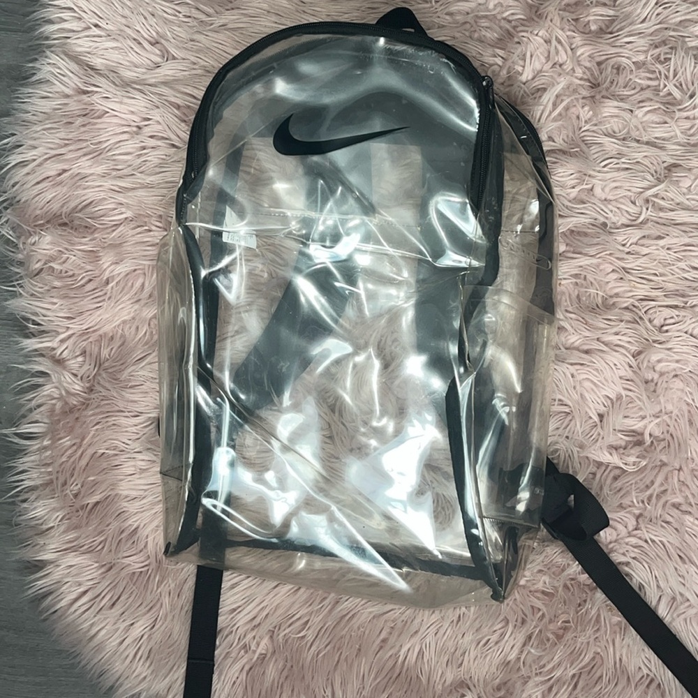 Nike see thru backpack